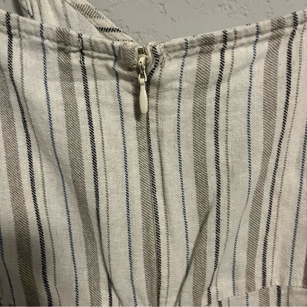 Gianni Bini Tan Striped Romper - Picture 10 of 11